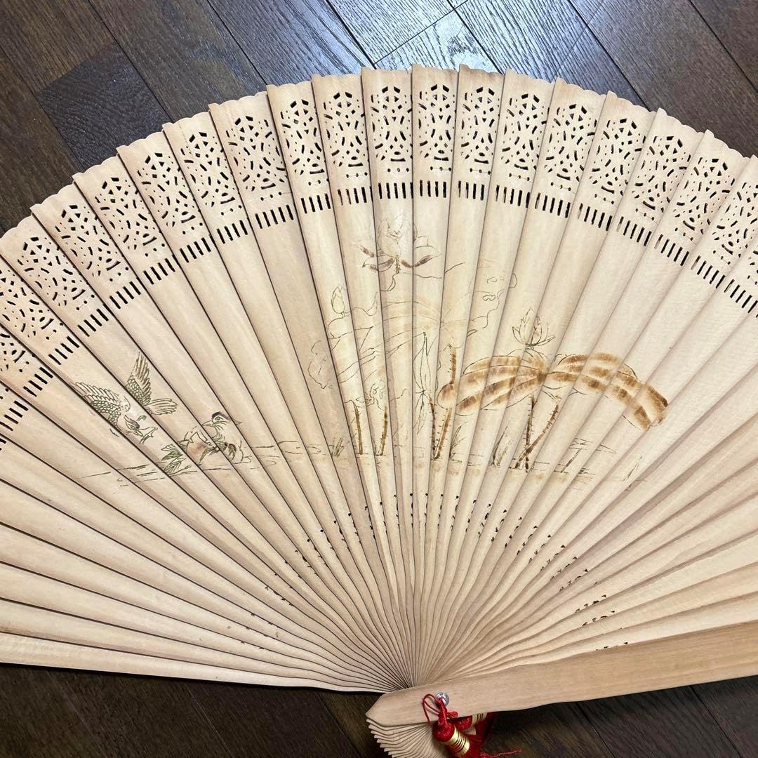 中国香木扇子 骨董品 50cm 扇子 2025年最新】中国 香木 扇子の人気